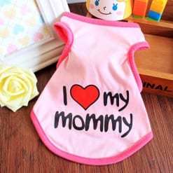Áo ba lỗ i love mom