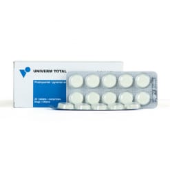 Viên xổ giun sán dây Univerm 10kg (Viên)