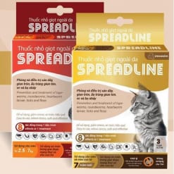 Vemedim Spreadline - Ống nhỏ gáy diệt ve rận bọ chét cho mèo (Hộp/3 ống)