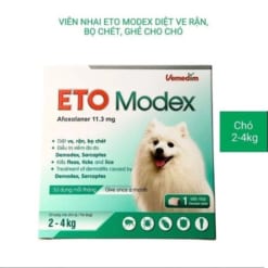 Viên nhai diệt ve rận ETO Modex 2-4kg (Giá 1 viên)
