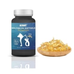 Viên dầu cá KAMT cho chó mèo - Lọ 60 viên