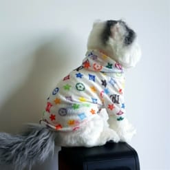 Áo có nón hoa văn