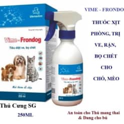 Xịt ve rận Vime Frondog cho chó mèo 250ml