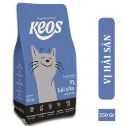 Hạt cho mèo Keos 350g