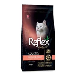 Thức ăn hạt mèo Reflex Hairball cá hồi 1.5kg