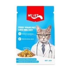 Hạt Mr Vet cho mèo T1 túi 1kg