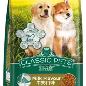 THỨC ĂN HẠT CLASSIC PETS DÀNH CHO CHÓ CON HƯƠNG VỊ SỮA 400g
