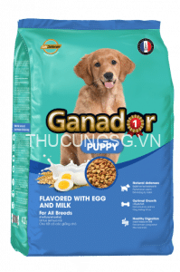 Thức ăn chó Ganador Puppy 3kg trứng sữa - gói