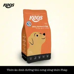 [Keos] Hạt cho chó con, vị gà trứng sữa
