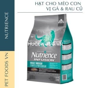 Thức ăn mèo trưởng thành Nutrience Infusion bao 500g - bao