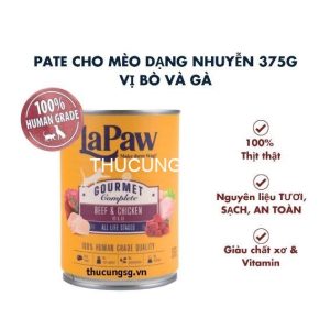 Pate mèo Lapaw lon 375g