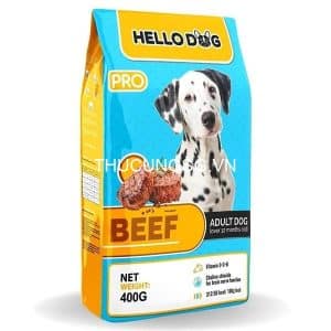 Thức ăn cho chó Hellodog Adult gói 400g - bao 10kg