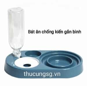 Bát ăn đôi chống kiến gắn bình nước DM - cái