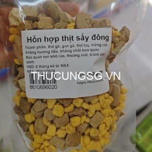 Hỗn hợp thịt sấy Gà- Gan Gà- Gà catnip
