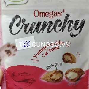 Bánh thưởng mèo Dentaligh Cat bổ sung Omega 60g