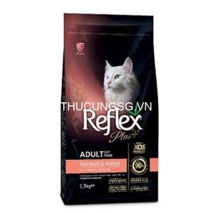 Thức ăn hạt mèo Reflex Hairball cá hồi 1.5kg - gói