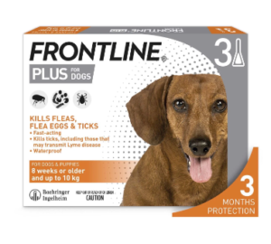 Nhỏ gáy cho chó Frontline Plus trị ve - tuýp