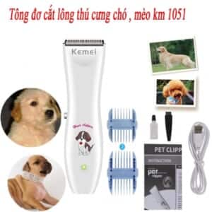 Tông đơ cạo lông chó mèo Kemei KM-1051