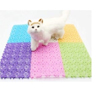 Tấm lót chuồng bằng nhựa hoa văn 30x20cm - combo 4 tấm
