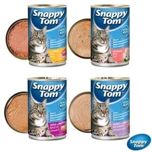 Pate mèo SnappyTom real meat lon 400g - lon