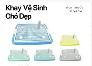Khay vệ sinh chó dẹp - cái