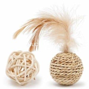 Đồ chơi mèo taotaopets 2 bóng cối - Cái