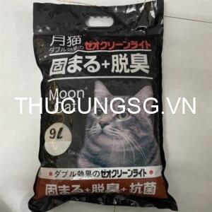 Cát mèo Nhật Moon Cat bao đen 9L - bao