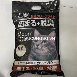 Cát mèo Nhật Moon Cat bao đen 9L - bao
