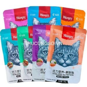 Sốt mèo Wanpy gói 80g - gói