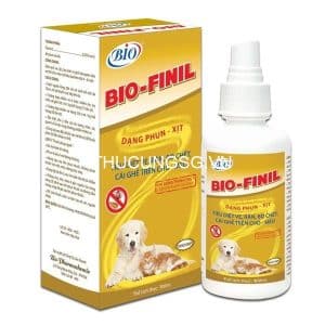 Xịt Bio Finil diệt ve rận chó mèo - Chai