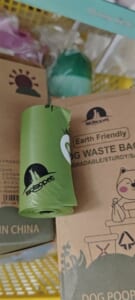 Túi rác xanh tự phân hủy (cuộn 15 cái) - Cuộn