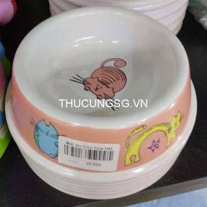 Bát ăn tròn họa tiết