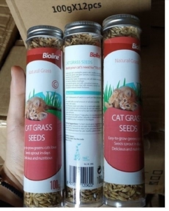CỎ MÈO BIOLINE CHO MÈO DẠNG TRỒNG 100G