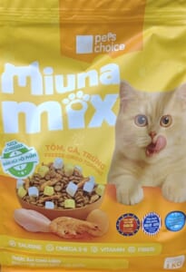 Thức ăn mèo Pet's choice Minuna Mix 1kg