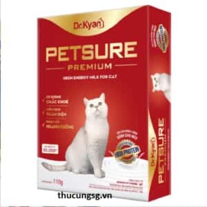 Sữa bột cho mèo Petsure Premium - hộp