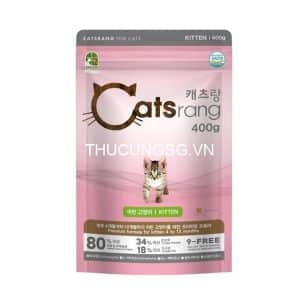 Thức ăn hạt mèo con Catsrang Kitten 400g - bao