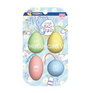 Đồ chơi Set 4 trứng nhựa cho mèo