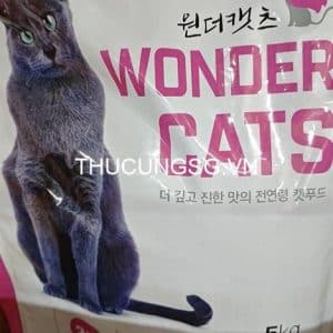 Thức ăn mèo Wonder Cats - Bao nguyên 5kg