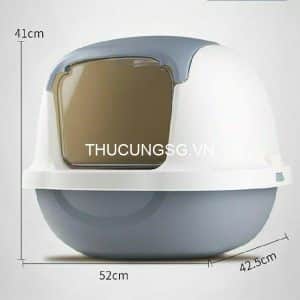 Nhà vệ sinh mèo tròn