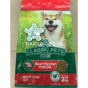 Thức ăn hạt Classic pets adult 2kg - gói