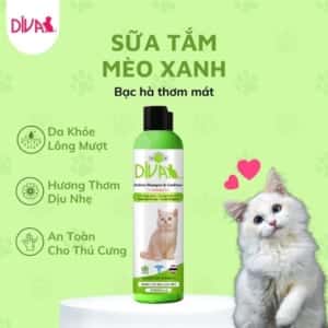 Sữa tắm mèo Diva chai 260ml - chai