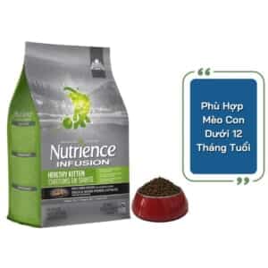Thức ăn mèo con Nutrience Infusion bao 500g - bao