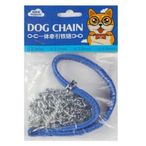 Dây xích kèm vòng cổ tay cầm vải dù