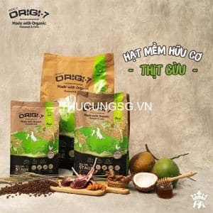 Hạt mềm hữu cơ Origi-7 cho chó vị cừu - bao 6kg
