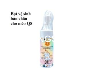 Bọt vệ sinh bàn chân cho mèo Q8