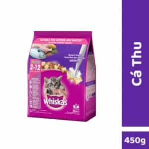Thức ăn mèo con Whiskas junior 450g cá thu - gói