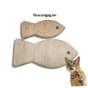 Bàn cào móng cho mèo hình cá