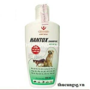 Sữa tắm ve rận Hantox shampoo nhũ bạc (xanh) 200ml - chai