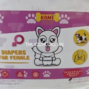 Tã bỉm chó cái KAMT size M - Bao 10 cái