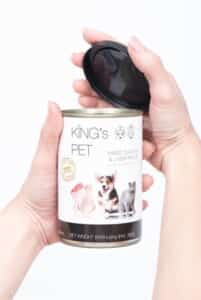 Pate hỗn hợp gà Kingspet lon 380g